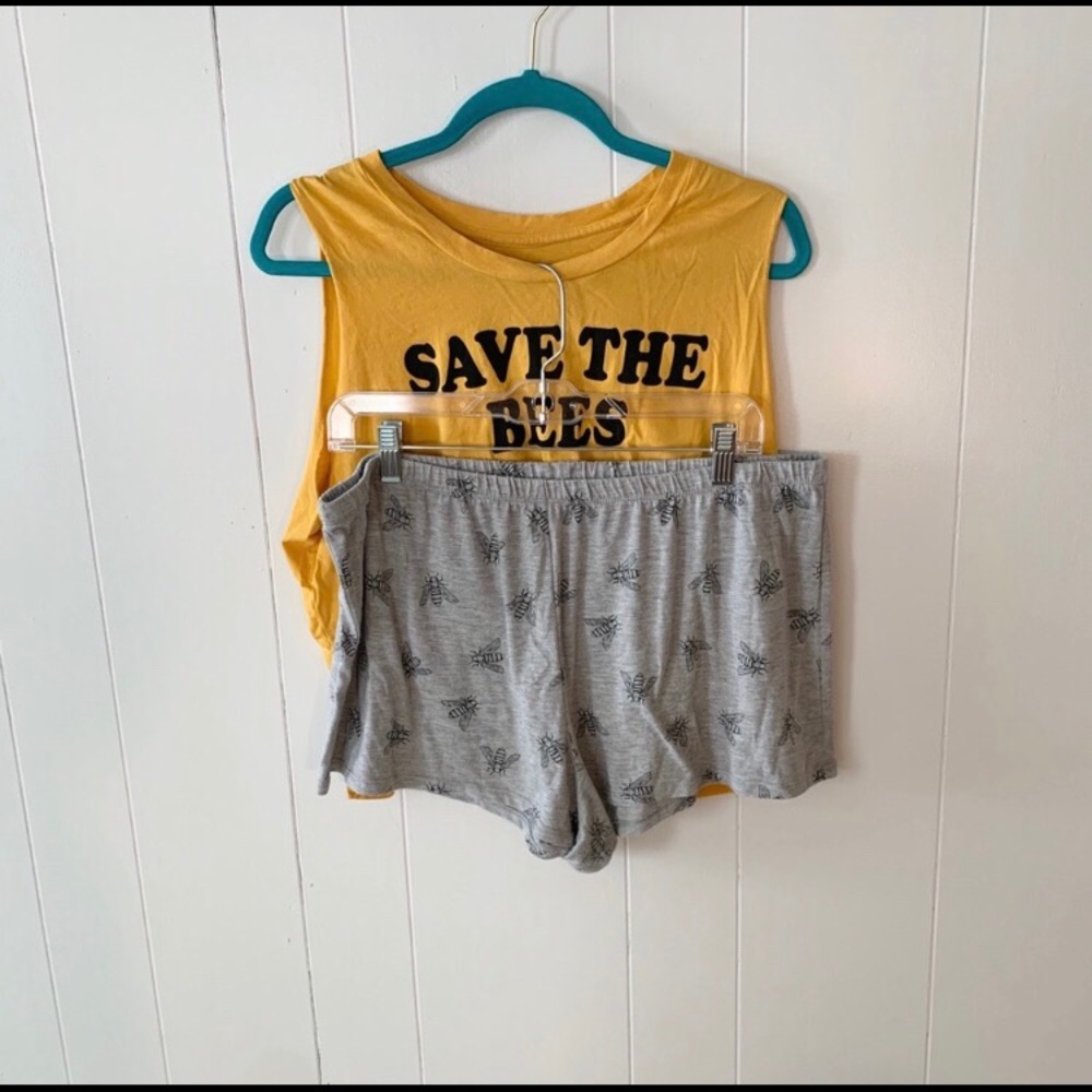 Grayson Threads Save the Bees PJ set XL